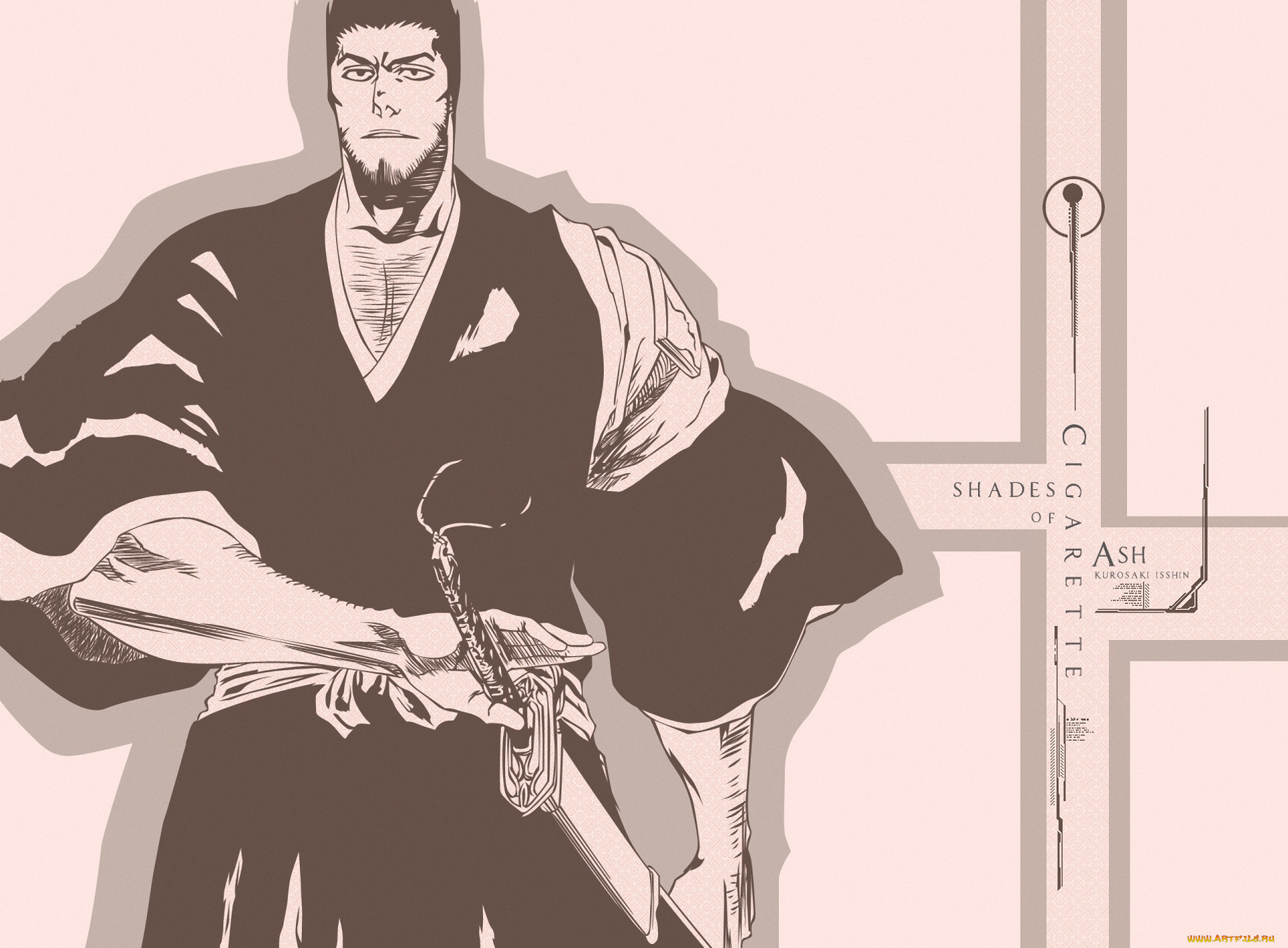 , bleach, , kurosaki, isshin, , shinigami